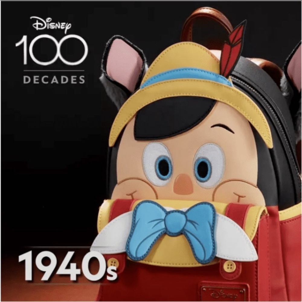 Pinocchio Disney100 Loungefly Mini Backpack